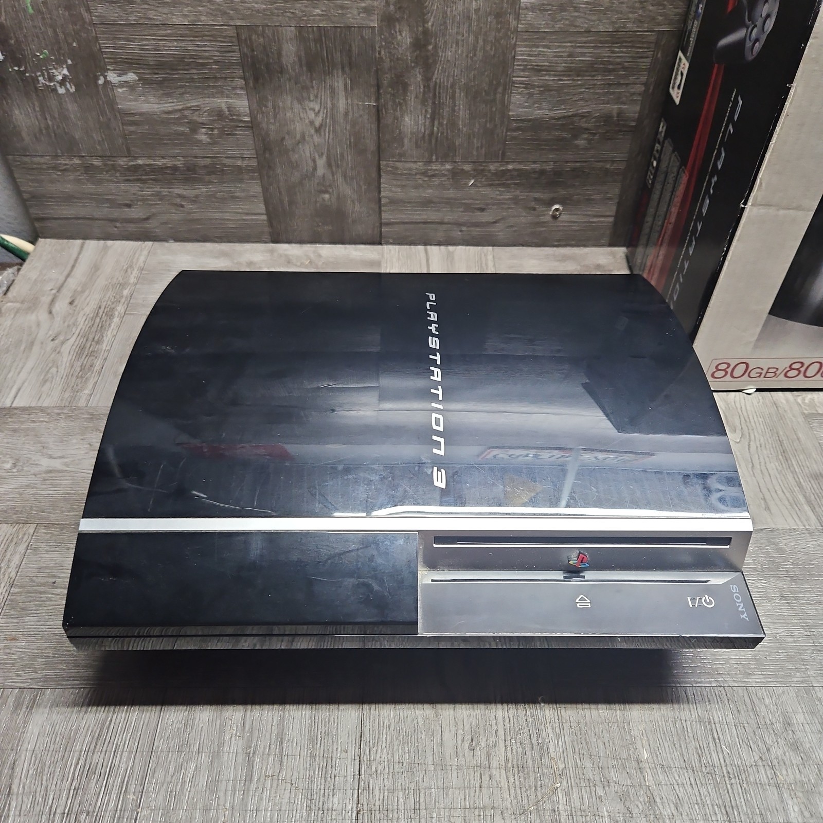 SONY PlayStation 3 FAT Console CECHL01 Tested 80 GB + 10 Games