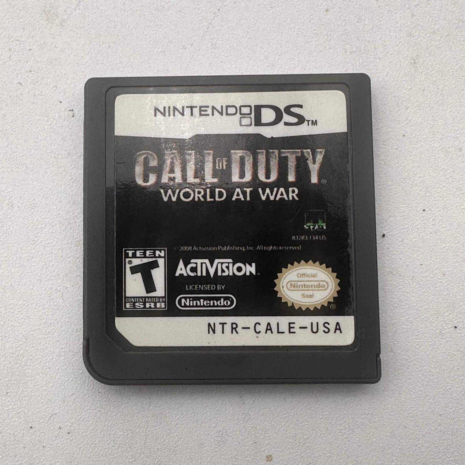 Nintendo DSi (TWL-001) 2008 Black Bundle w/ 3 Games & Carrying Case