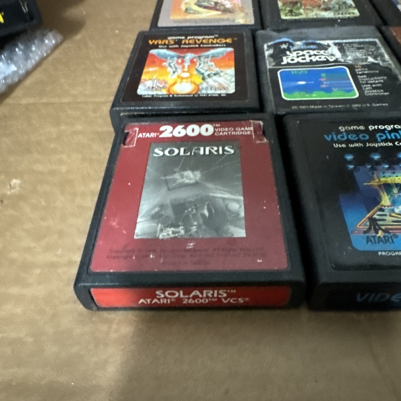 Atari 2600 Vader Black Console Bundle Cleaned Tested Works Great With 18 Games