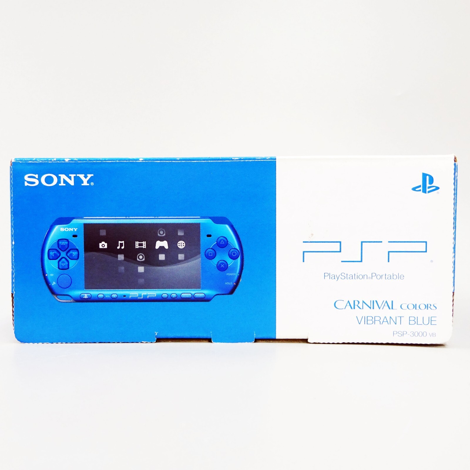 SONY PSP Playstation Portable Console Vibrant Blue PSP-3000 VB Japan NEW