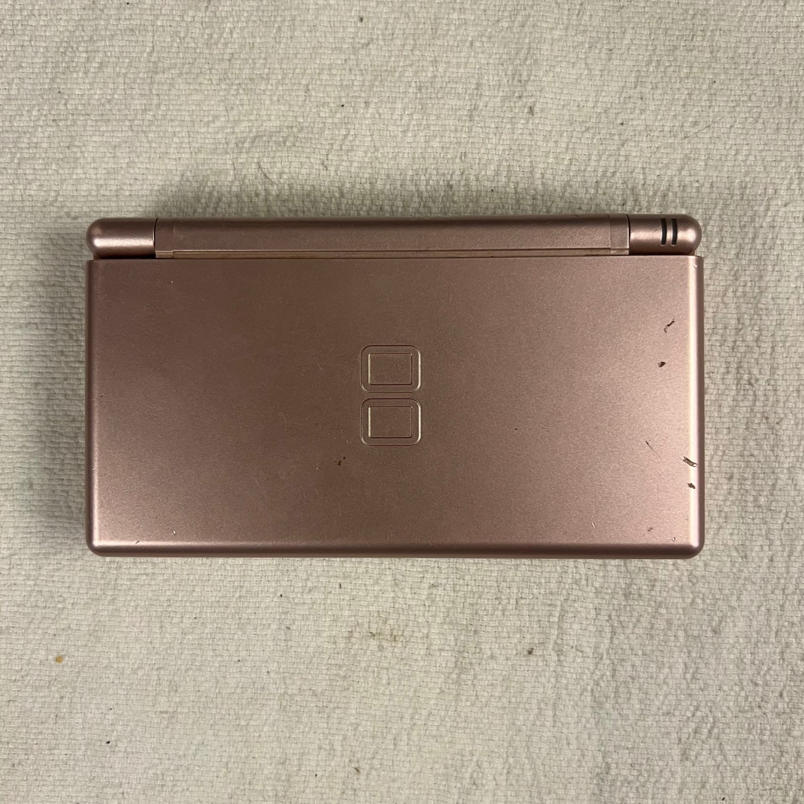 Nintendo DS Lite Video Game Console – Metallic Rose For Parts or Repair
