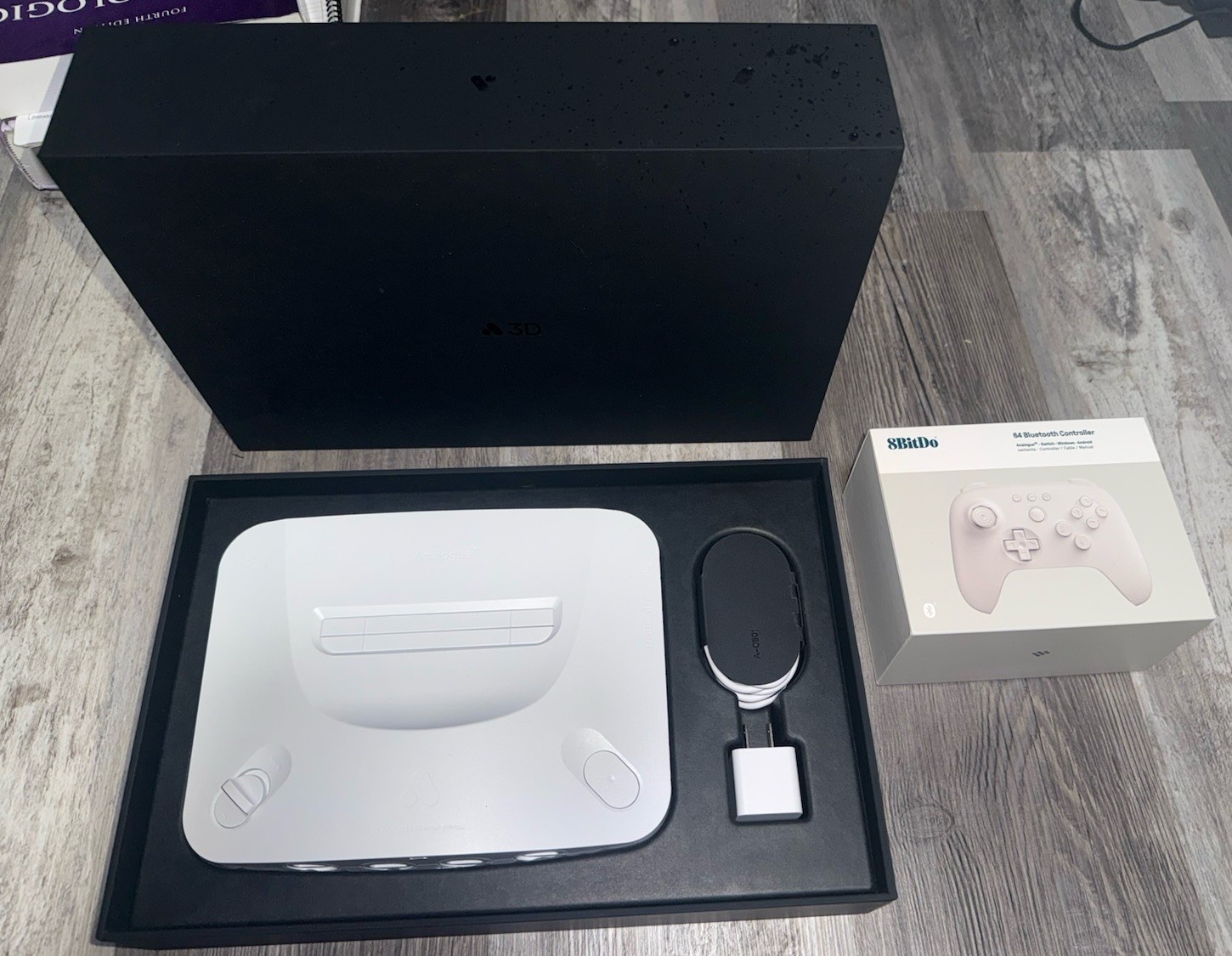 Analogue 3D N64 Console (White) + 8BitDo Controller (White) – Ships Immediately!