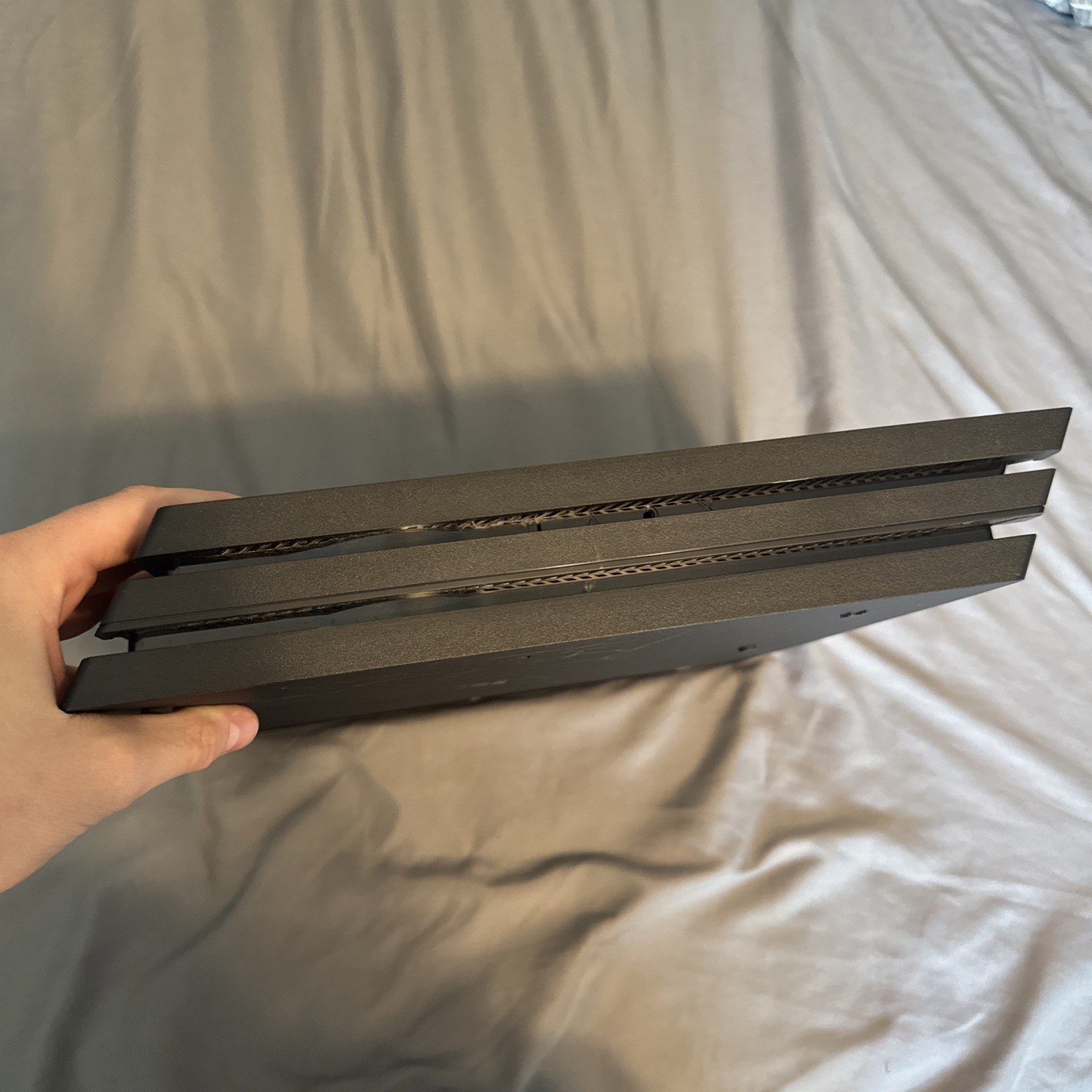 PlayStation 4 Pro 1TB Console w/ Cables, Cords, 2 Controllers (Firmware 9.04)