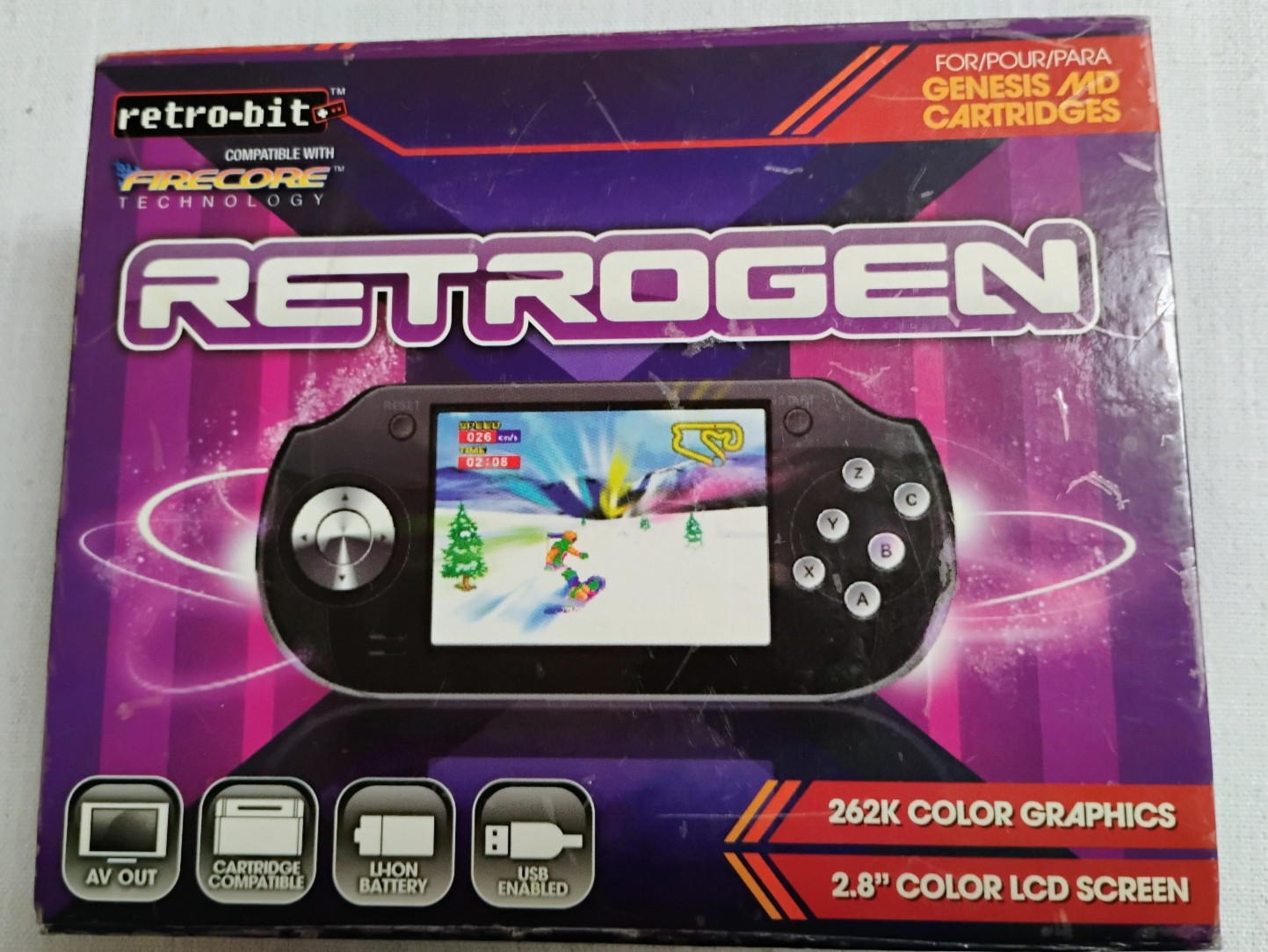 RetroGen Sega Genesis & Mega Drive Handheld Console