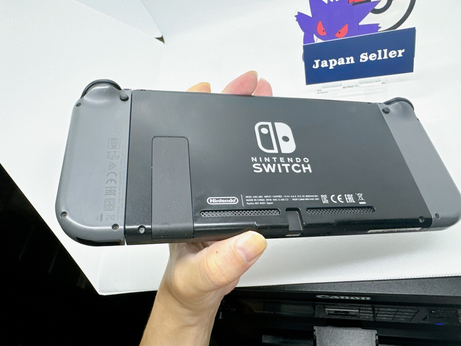 Nintendo Switch Console HAC-001 Joy Con Dock Grip Charger HDMI Gray