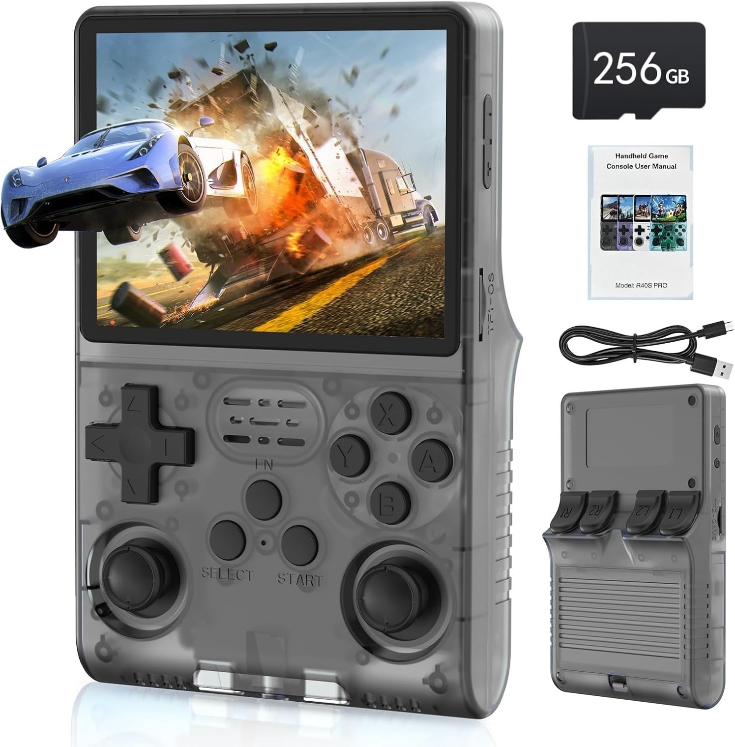 Portable Handheld Game Console 3.5 Inch IPS Screen 256GB Retro Arcade
