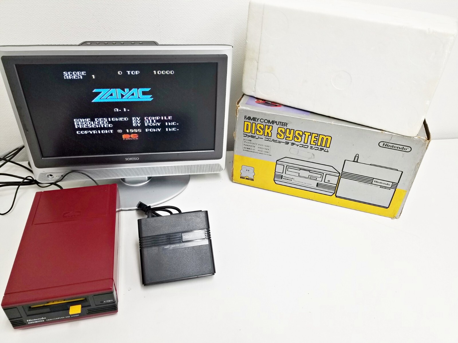 Nintendo Famicom Disk System 494 First Run Side Box Boxed New Belt 1 wk to US