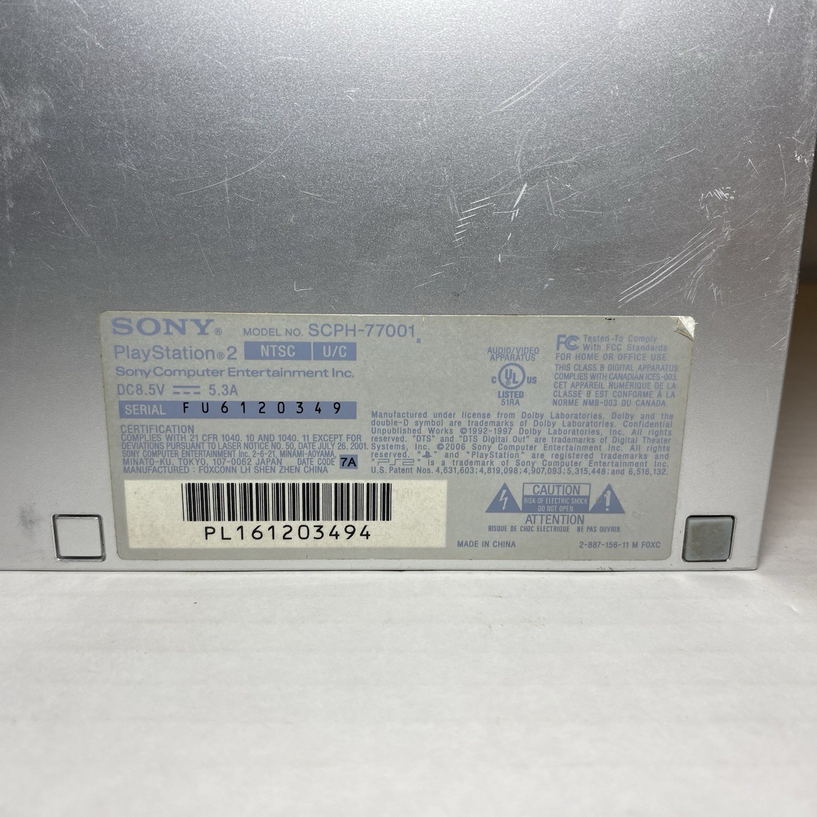 PlayStation 2 Slim PS2 Console Controller Cables Need For Speed Video Game WORKS