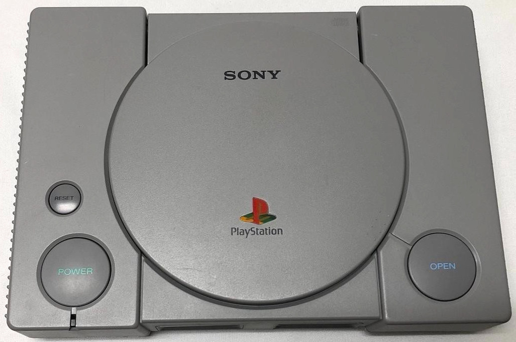 Sony PlayStation 1 SCPH-5501 Console Game System PS1 Wireless Controller Bundle