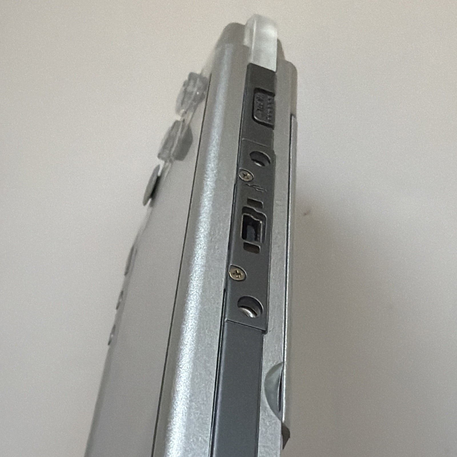 Sony PSP 2001 PlayStation Portable Slim Silver No Battery/Cover Tested