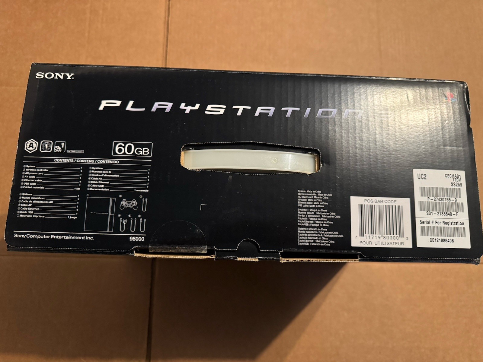 PlayStation 3 Backwards Compatible PS3 CECHA01 60GB Mint Original Box & Packing