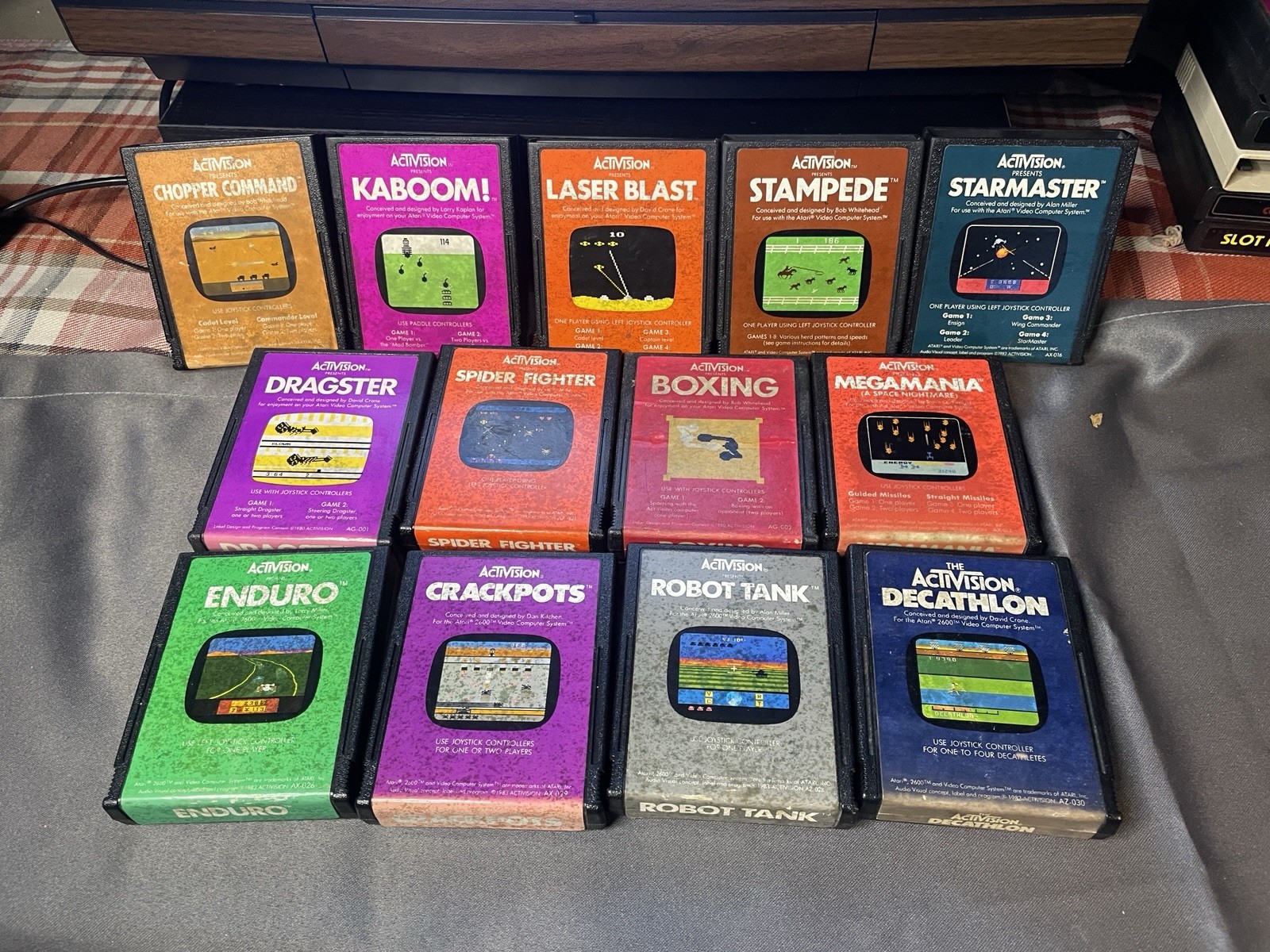 Atari 2600 Console, Controllers, Cables, 6 Games, Restored, Cleaned, Calibrated!