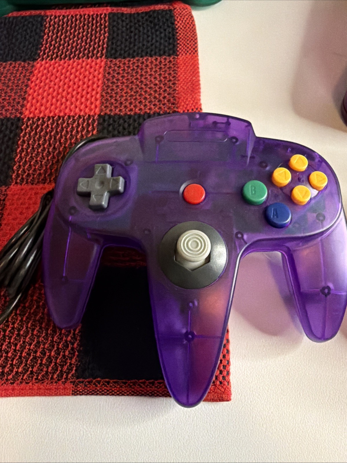 Nintendo 64 Console With 2 Controllers – Region Free – Grape Purple / Reshelled