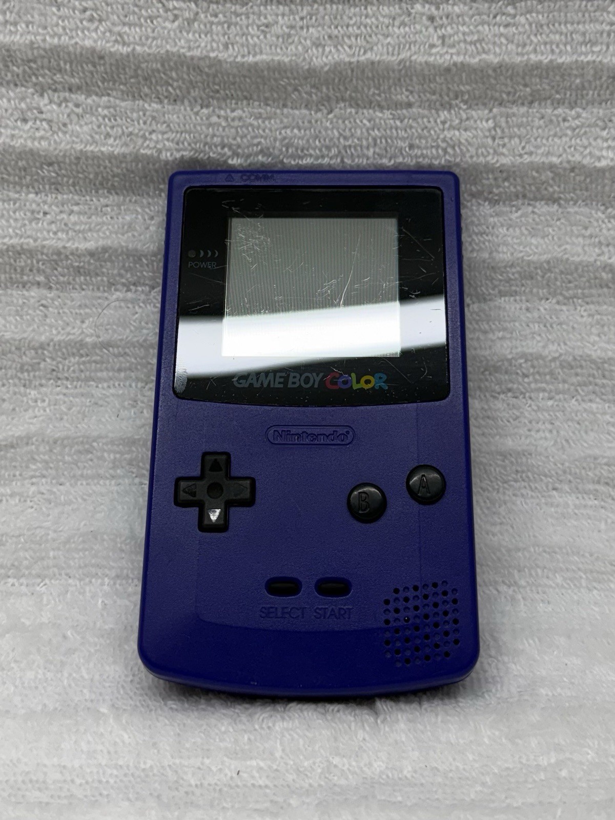 VINTAGE NINTENDO GAME BOY COLOR 1998 GRAPE PURPLE w/ TETRIS