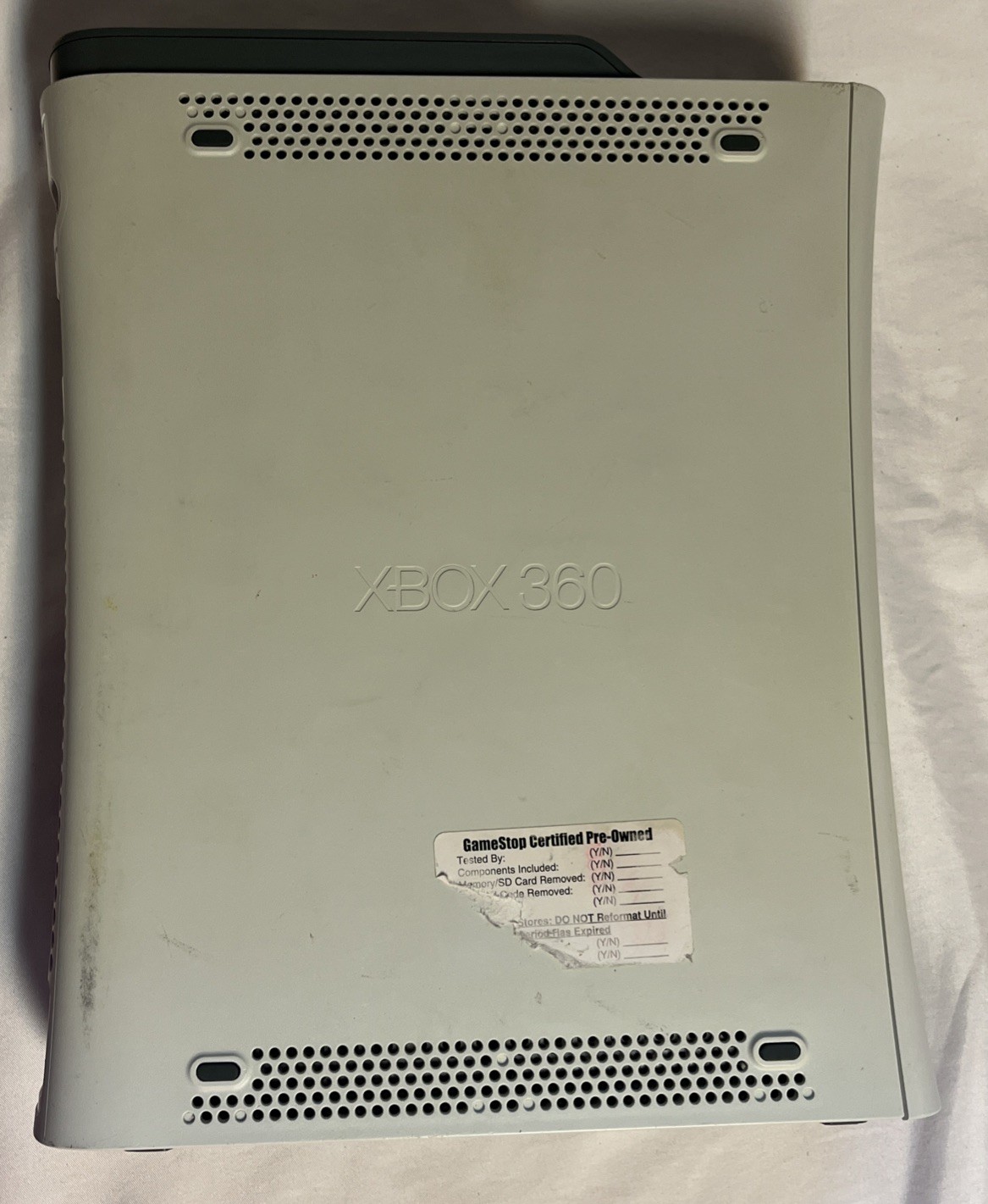 Xbox 360 Console 60GB HDD – Power Cable + AV Cord & Games + Extra HDD