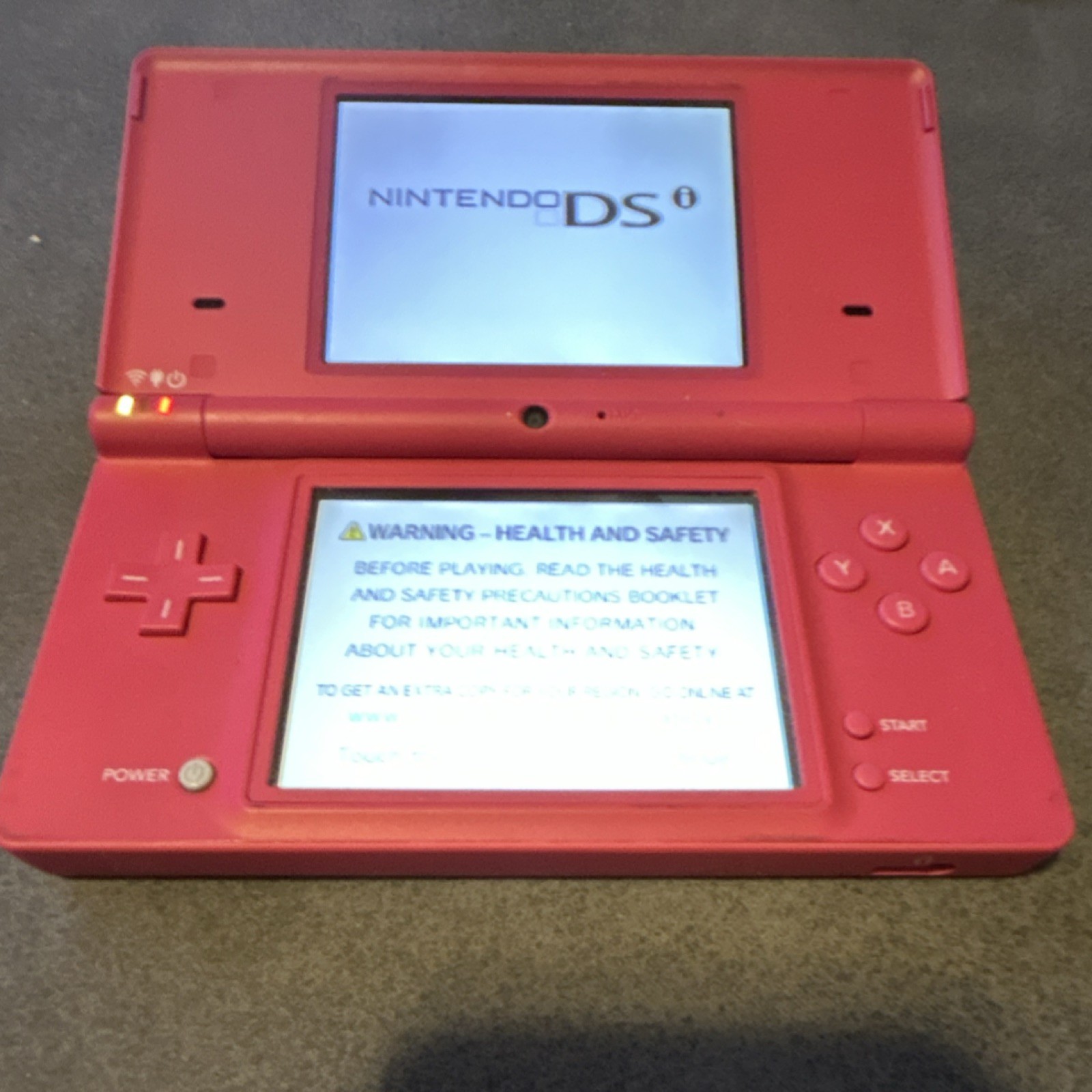 Nintendo DSi Pink Handheld Console Built-In Camera Wi-Fi Box Manuals