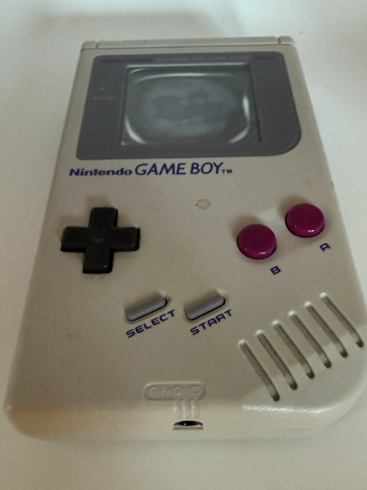 Original Nintendo Gameboy Handheld Console DMG-01 -as Is Needs New Screen
