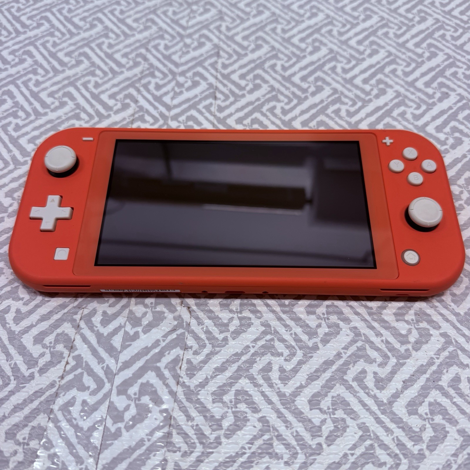 Nintendo Switch Lite Coral Pink 32GB Tested Working No Charger Read Description