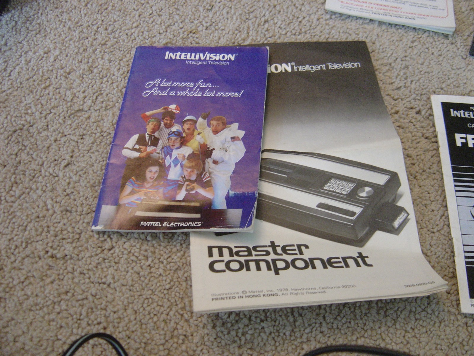 Intellivision Video Game console Tested Working* for parts Vintage 2609