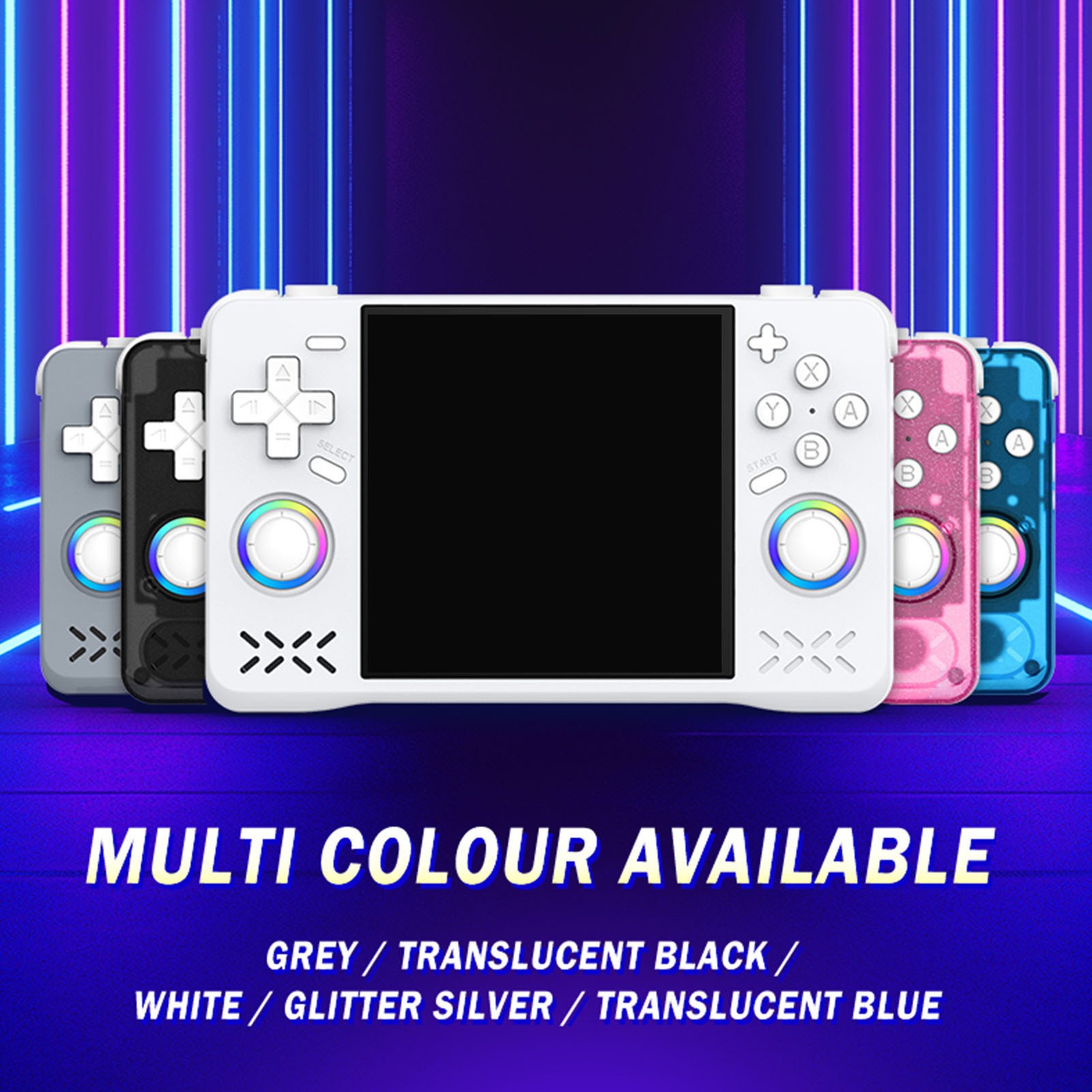 Retro Handheld Game Console 4in Screen 1.5GHz Portable Rechargeable Gaming HZWS
