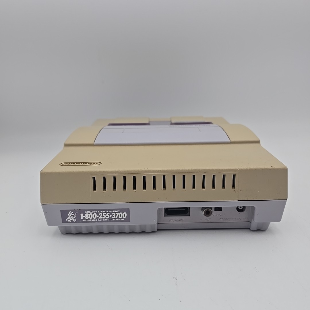 Super Nintendo System SNES Console Tested New Controllers, Rca Cable And Power