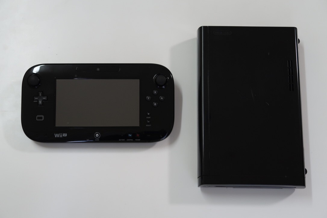 Nintendo WiiU　32GB Console & Gamepad　 Black　WUP-101(01)　NTSC-J　Tested［B-24］