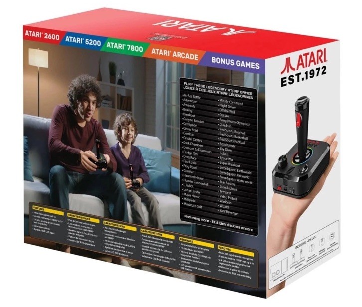 My Arcade Atari GameStation Pro HDMI Console Games 7000 – 2 Wireless Controllers