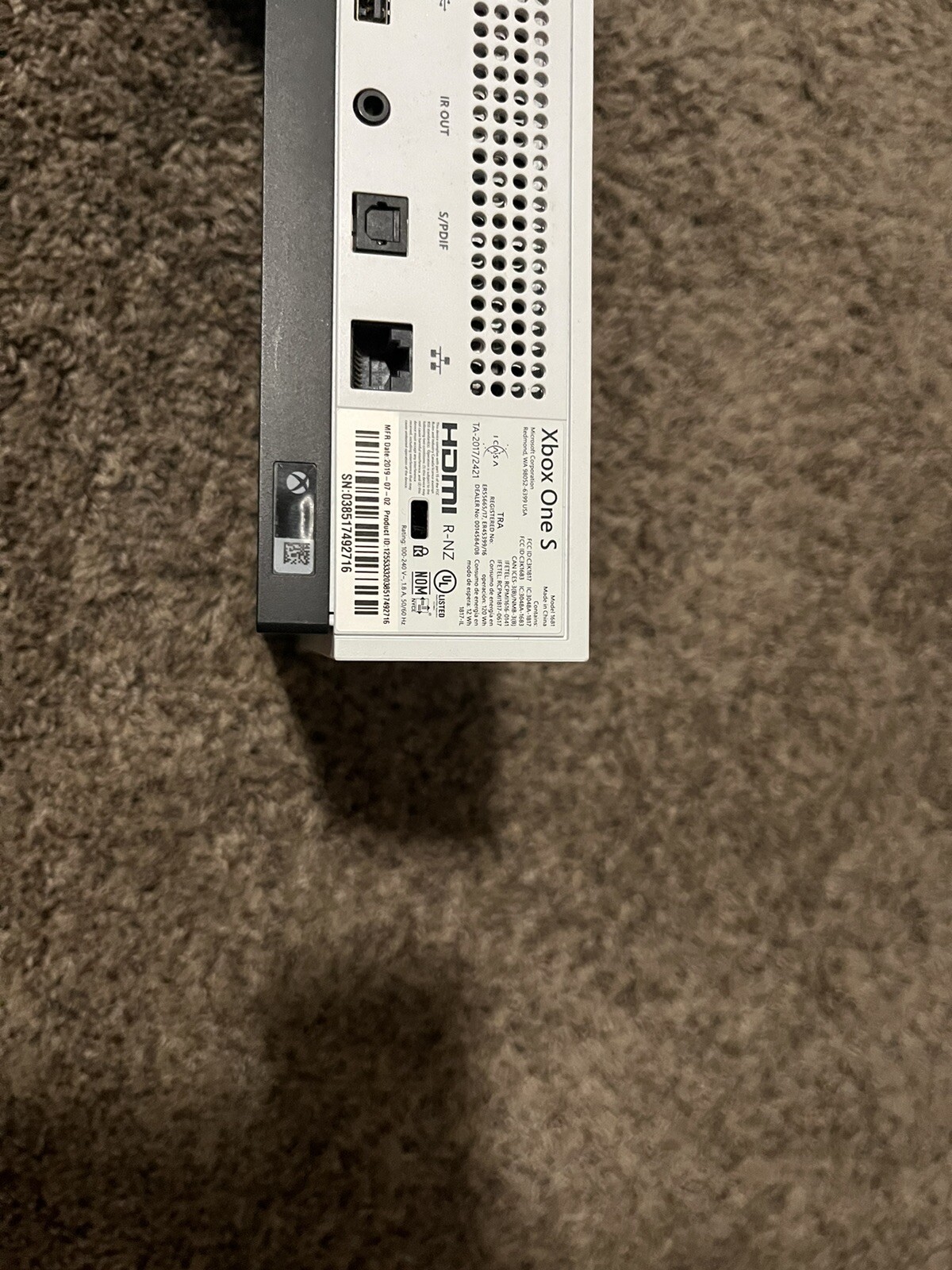 Microsoft Xbox One S All-Digital Edition 1TB White Console