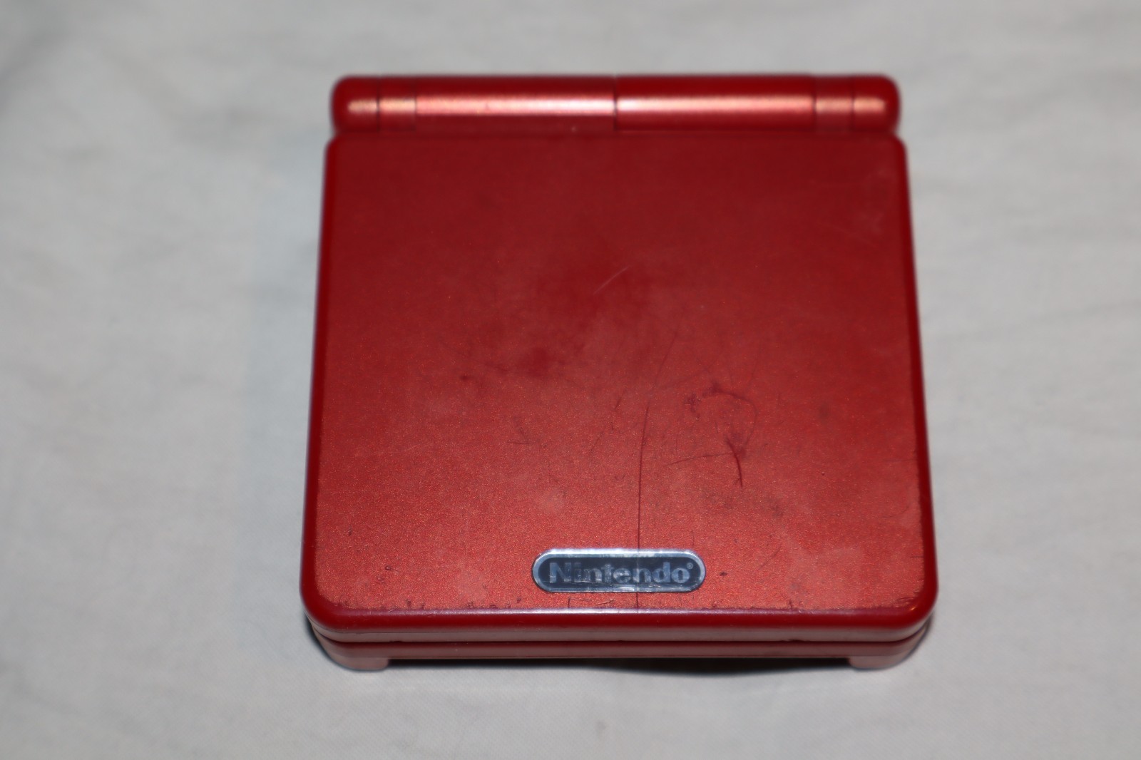 OEM Nintendo Game Boy Advance SP Handheld System Flame Red GBA AGS-001