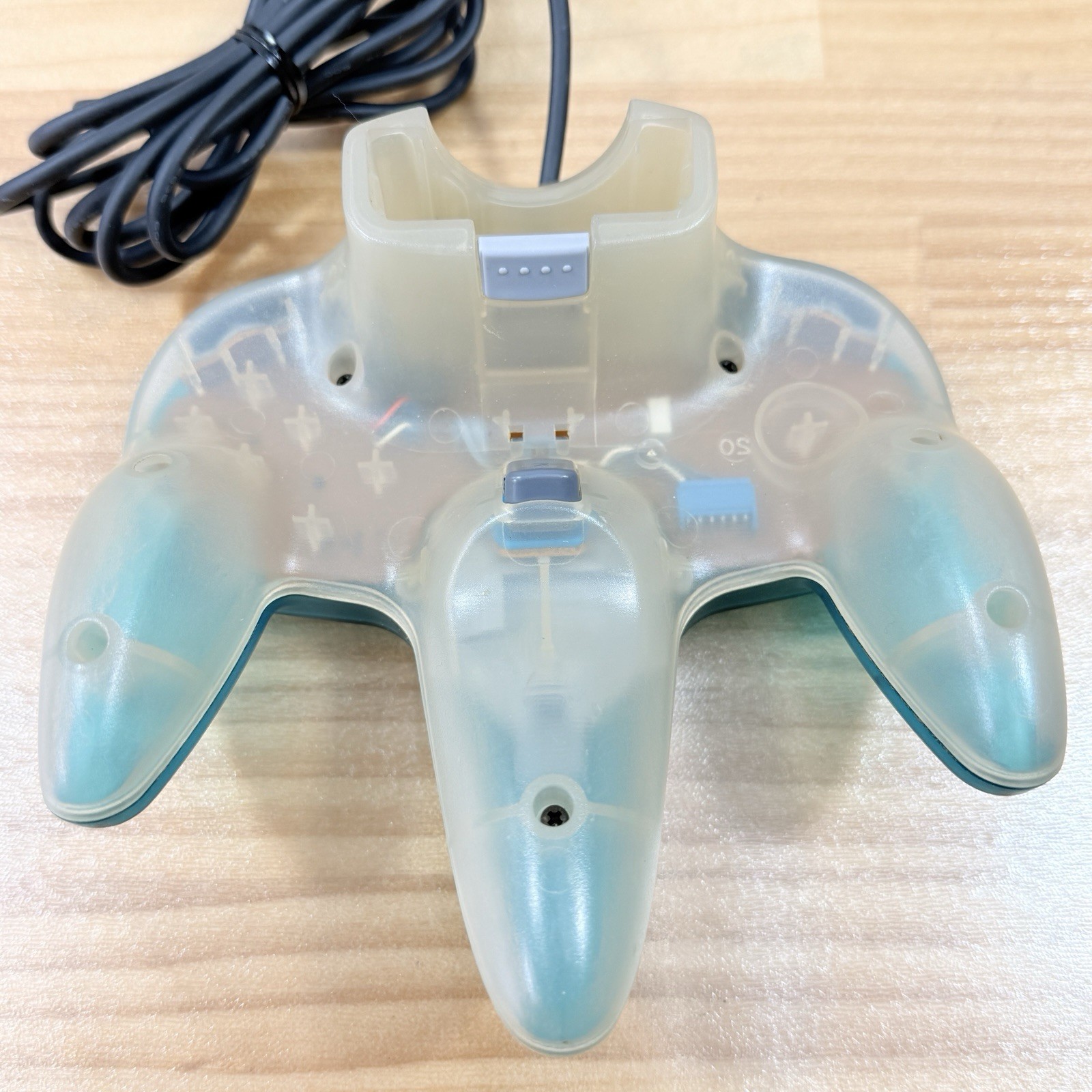 Nintendo 64 Clear Blue Console Controller AC Adapter Set Tested Used Japan