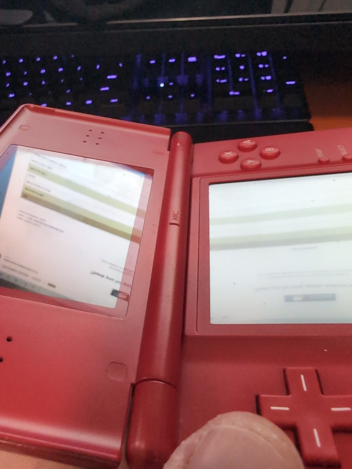 Nintendo DS Lite – red super mario bros – Handheld Console – Very Clean