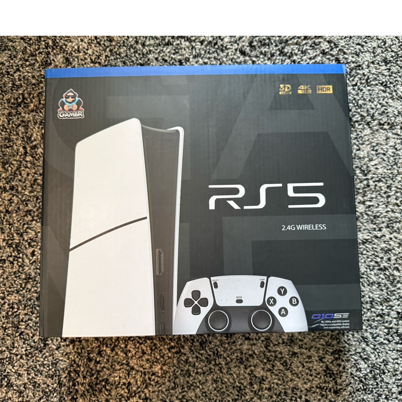 GAMBR RS5 Gaming Console with 2 controllers and preloaded games!