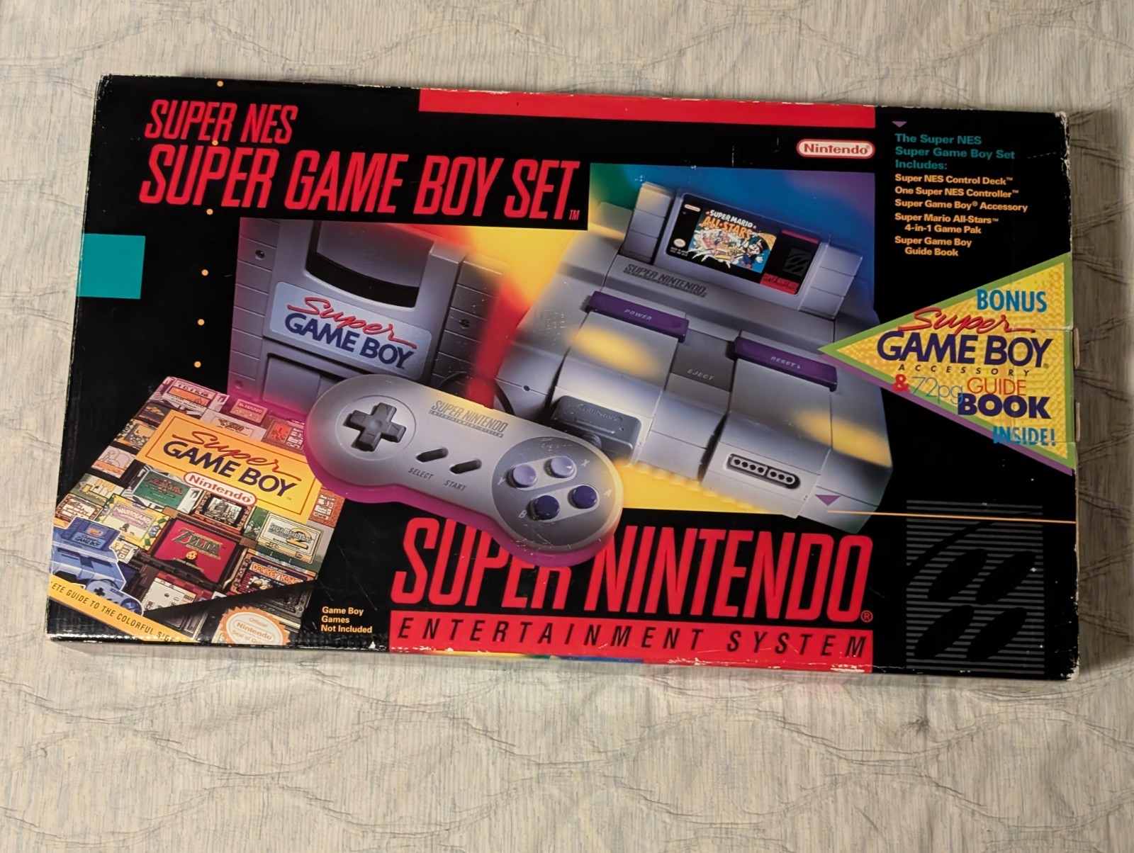 Super NES Super Game Boy Set (Nintendo SNES, 1994) Authentic – Complete CIB