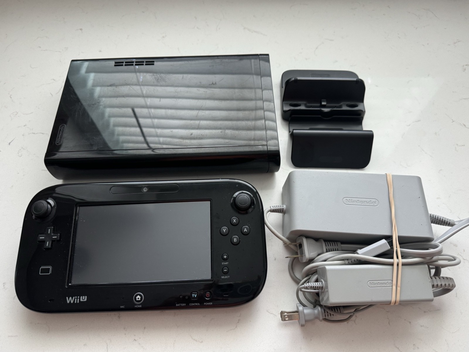 Nintendo Wii U Console Game System w Super Smash Bros Splatoon Splat Deluxe Set