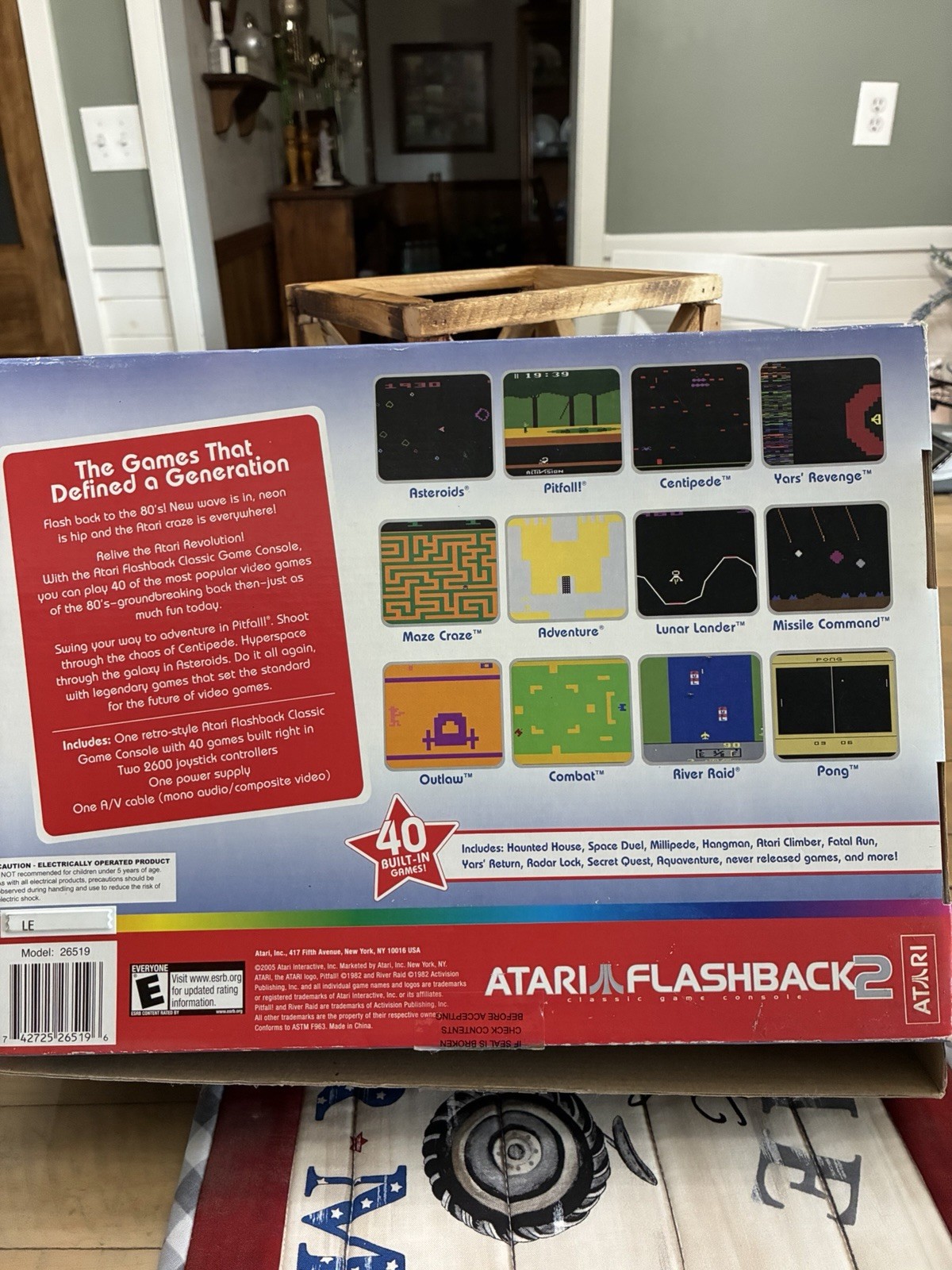 Atari Flashback 2 Console Built-In Games, 2 Joysticks, Composite RCA NTSC