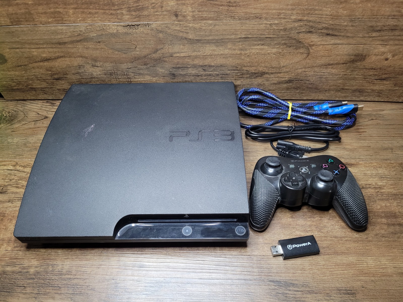 Sony PlayStation 3 Slim CECH-3001A 160gb, Cords & Wireless Controller Tested