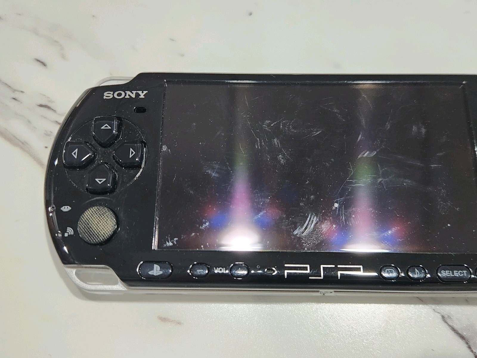 Sony PlayStation Portable PSP-3000 Handheld Console No Batt 15 Games READ DESC!