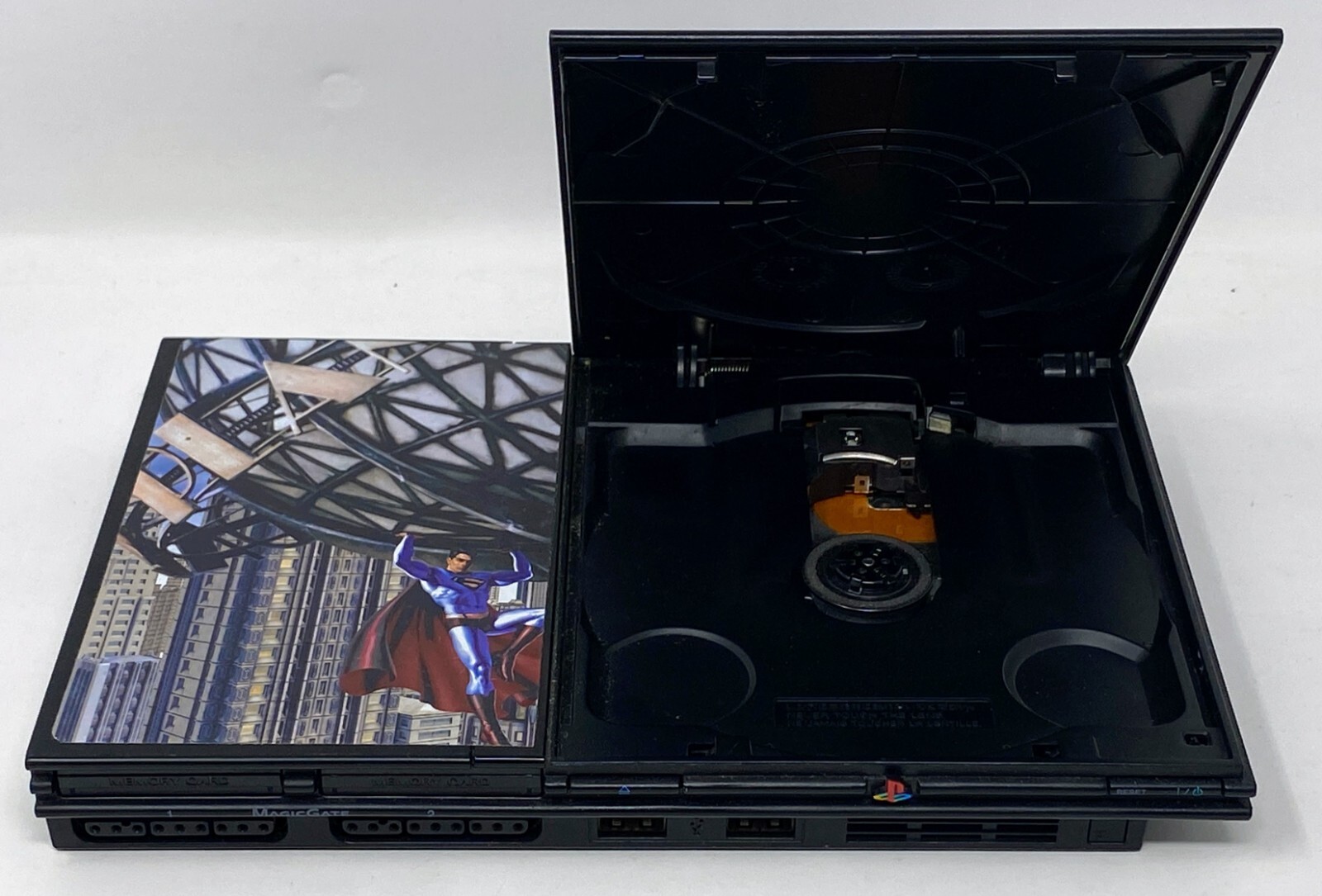 Sony PlayStation 2 Slim – Includes 4 Memory Cards, Controller, & Game – TESTED