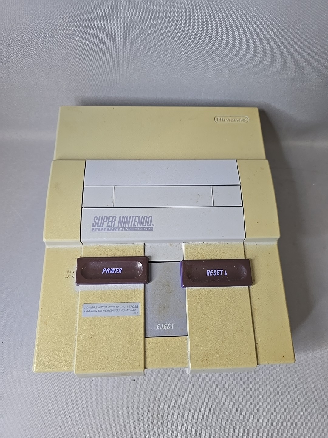 Super Nintendo SNES Console Bundle With Controller Cables & Manuals