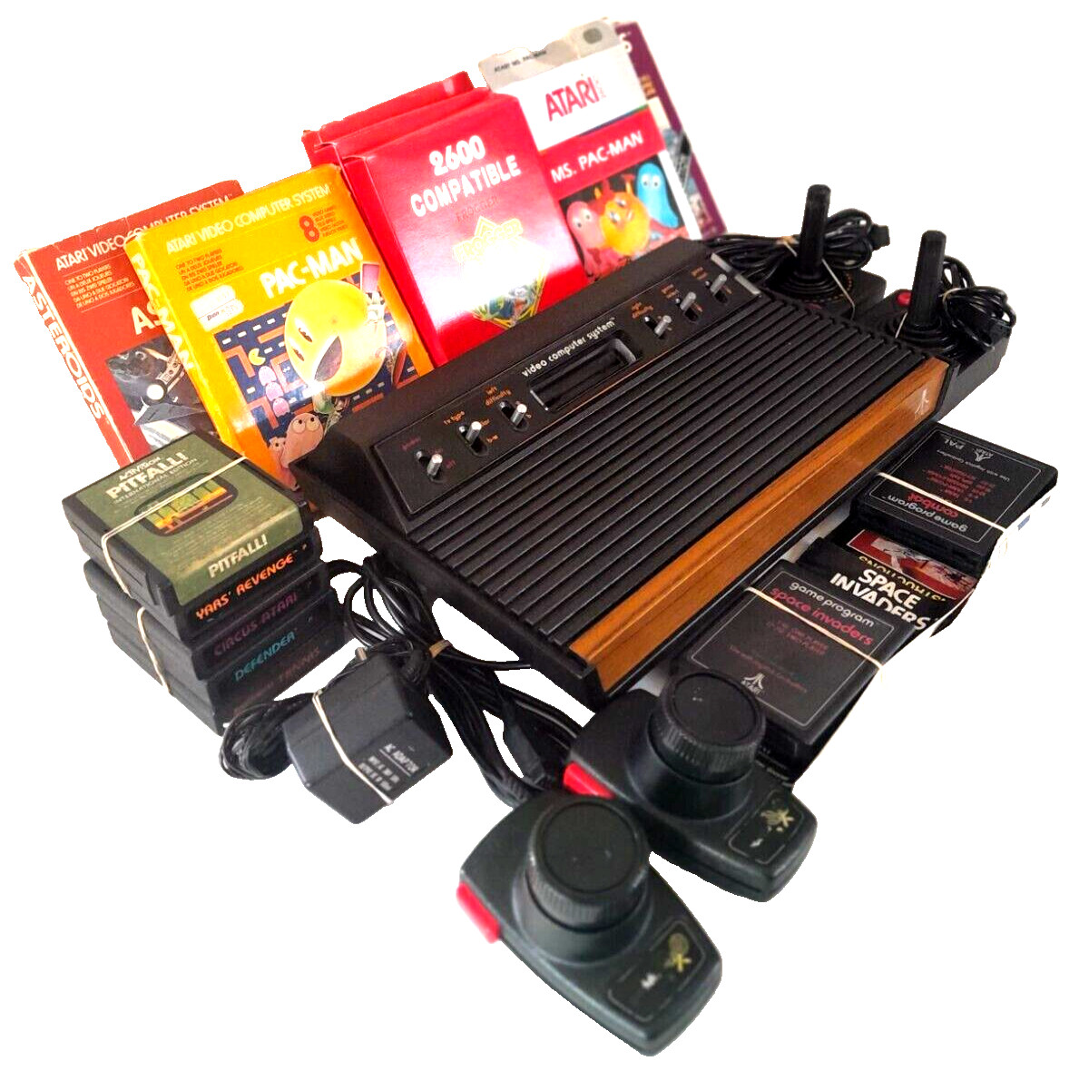 VINTAGE ATARI COMPUTER VIDEO SYSTEM MODEL CX-2600U