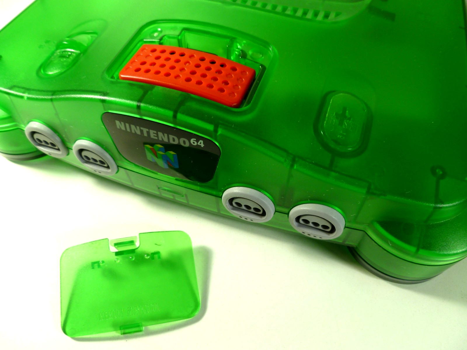 Nintendo 64 Funtastic Jungle Green Controller Expansion – Oem cord Rumble Bundle