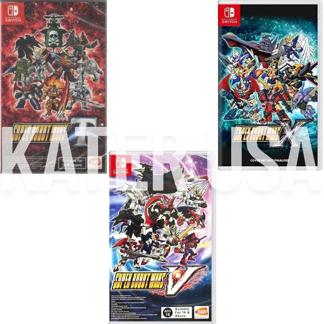 Super Robot Wars T + V + X (Multi-Language) Switch New Game Bundle Special