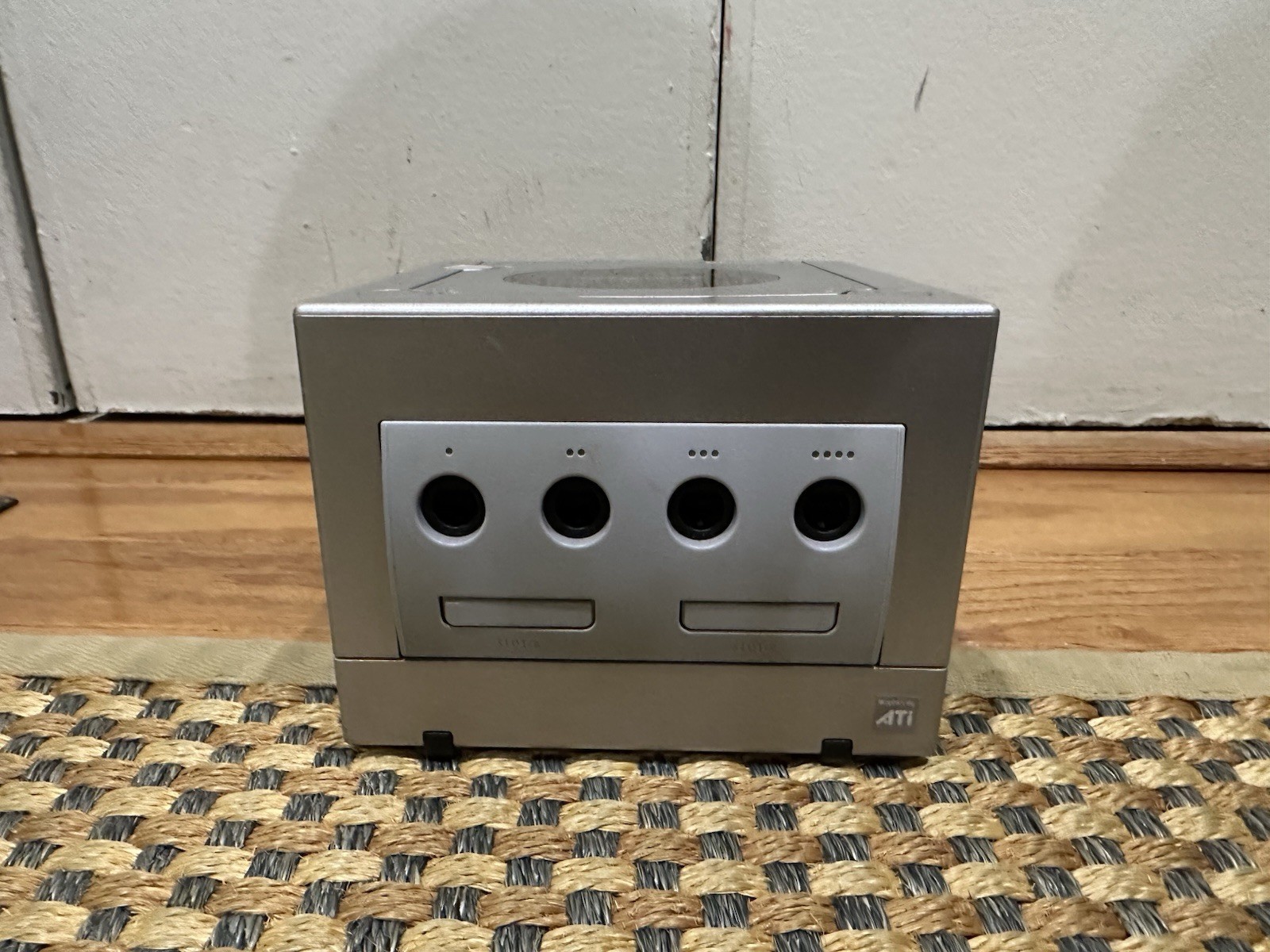 Nintendo GameCube Console Cables Controller Bundle Platinum DOL-101 100% Working