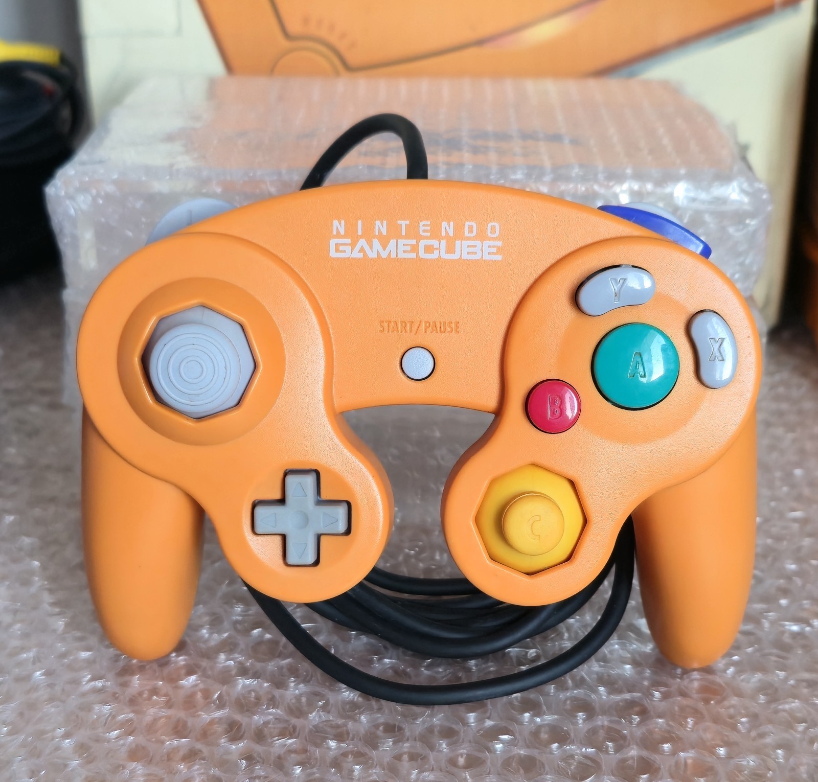 Korean Orange Nintendo Gamecube Console Boxed Rare Korea Version NGC