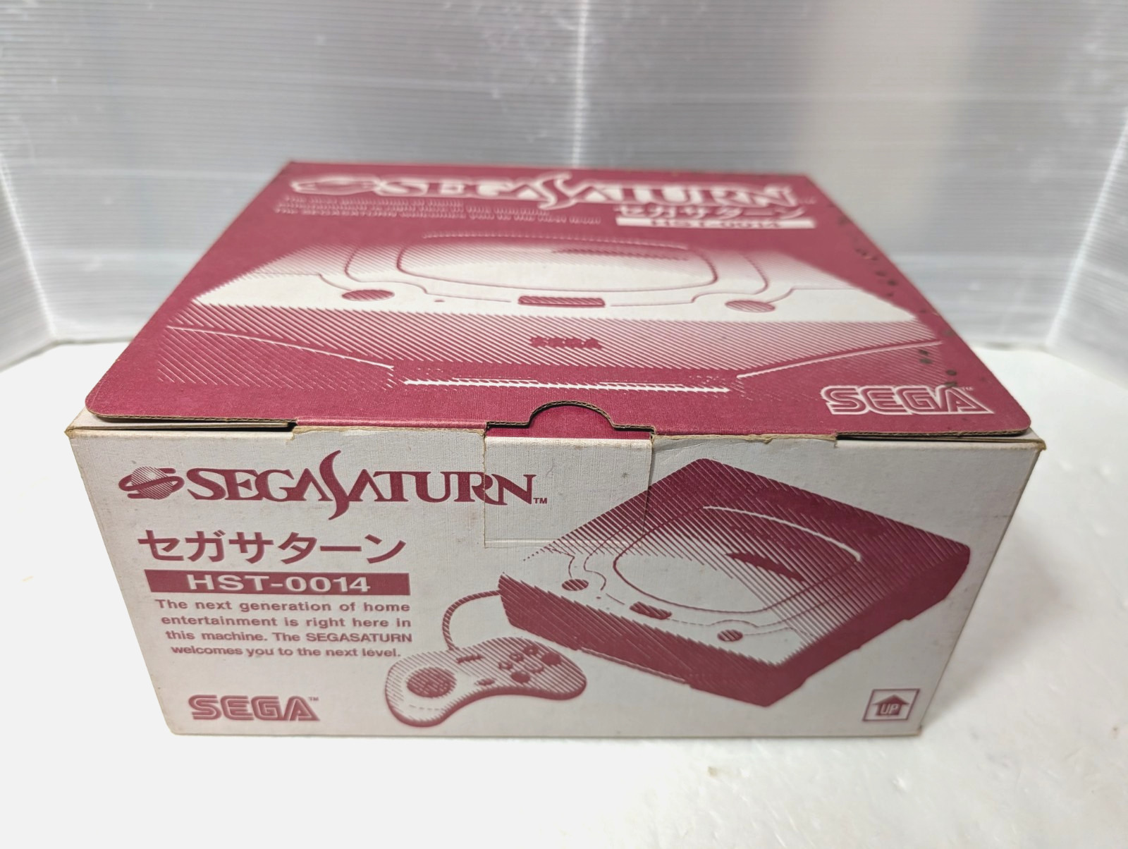 Sega Saturn White Console Sonic Jam Sonic R Japan Box