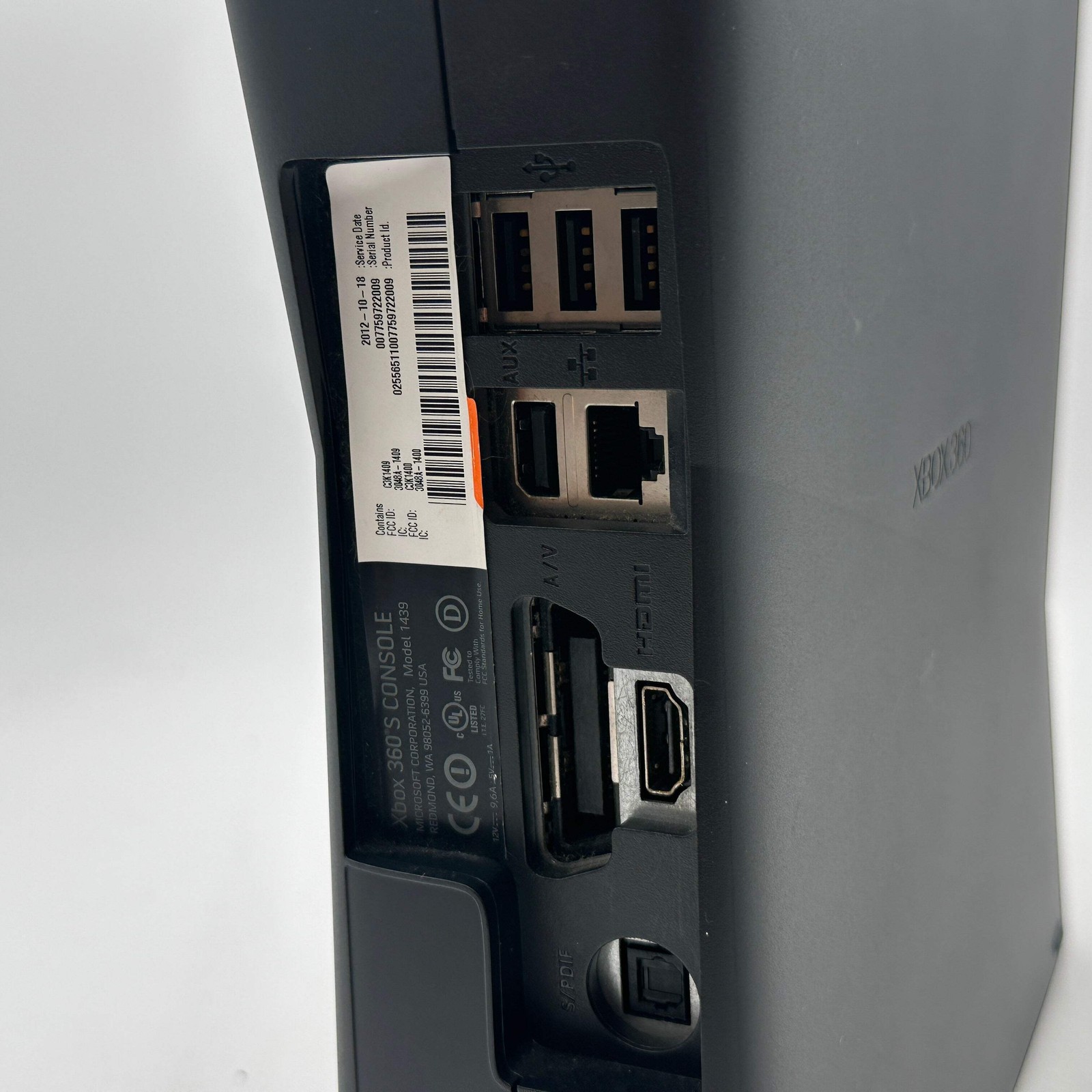Microsoft Xbox 360 S (1439) 2010 Black