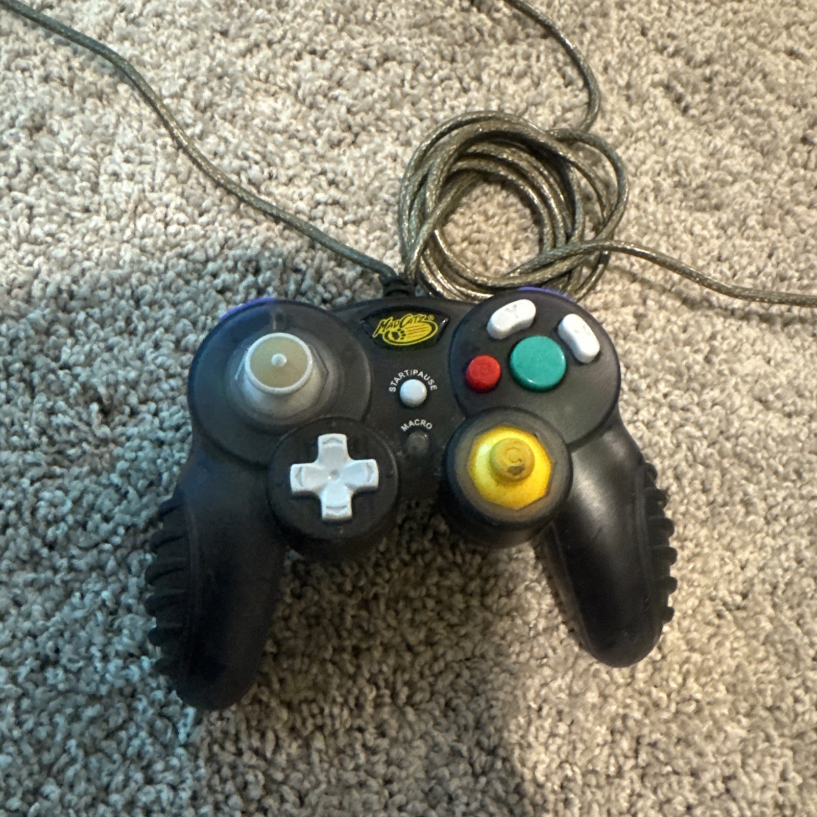 Nintendo GameCube Console NGC Console black + Controller + Wires Bundle