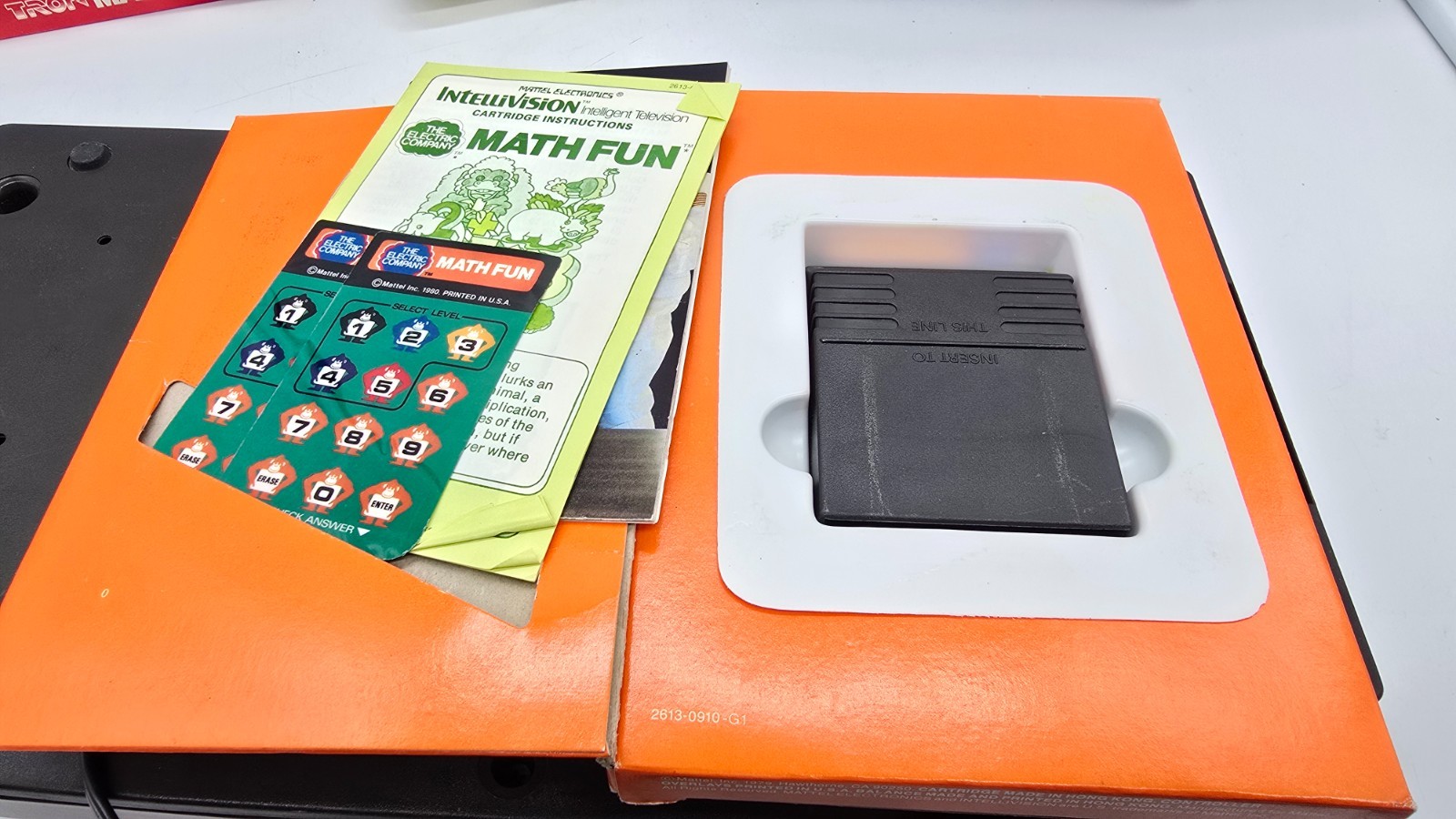 INTELLIVISION 2609 Console Cover, Rf, Switch Box 17 Games WORKS