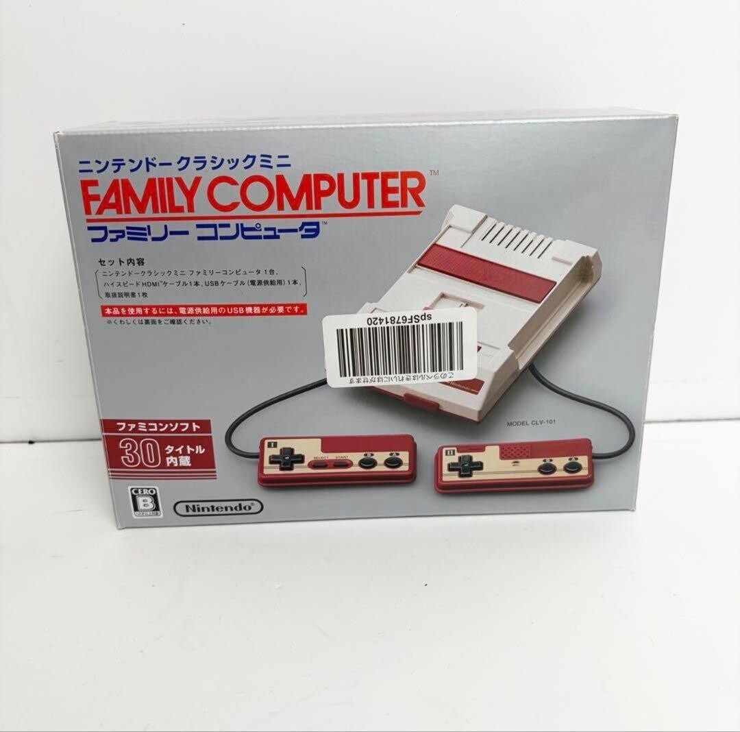 Nintendo Classic Mini Family Computer Console HDMI 30 Games CLV 101 Authentic
