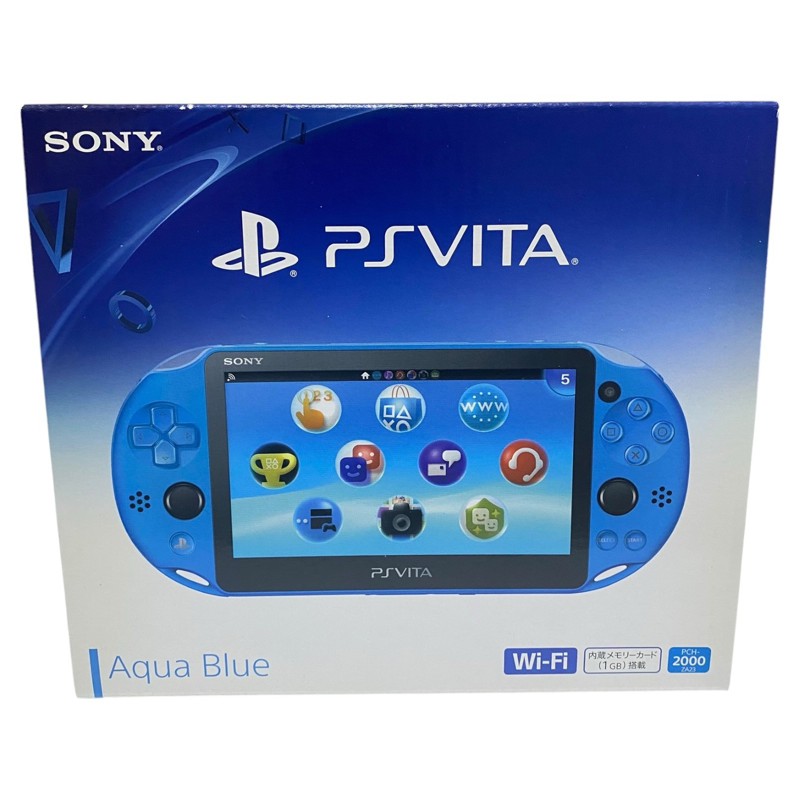 PlayStation Vita -aqua blue Used Near Mint From Japan